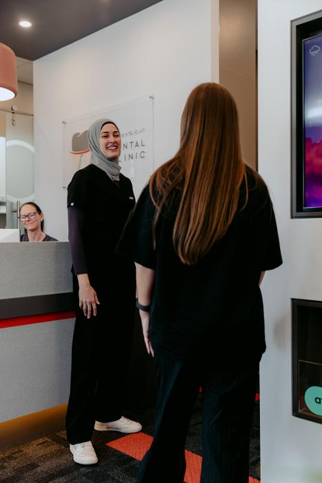 patient's first visit at doreen dental clinic