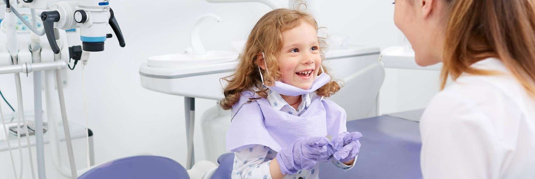 child at the dentist in doreen
