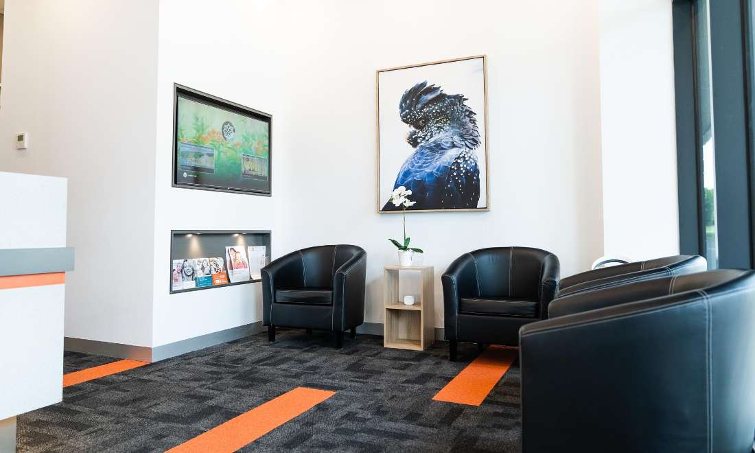 waiting room at doreen dental clinic